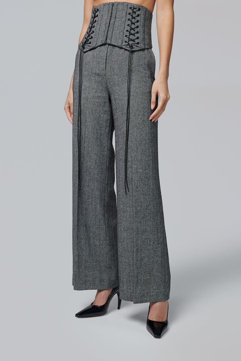 Grey Henri Corset Pant