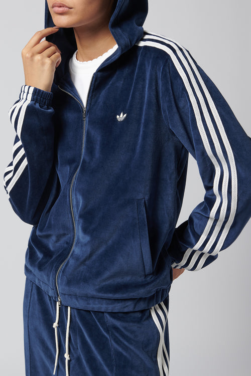  Wales Bonner ネイビー パーカー　ベロア adidas x Wales Bonner adidas x Wales Bonner Blue Track Top