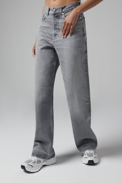032c Grey Flare Hem Mid-Rise Jeans - Fabric of Society