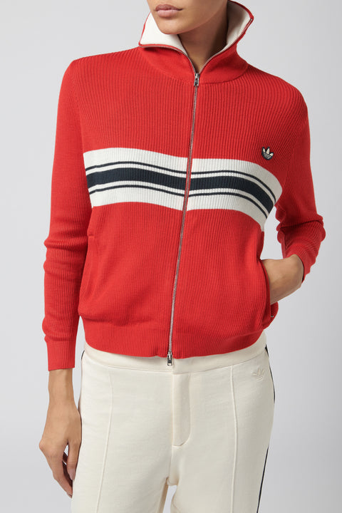 adidas x Wales Bonner Red Knit Track Top