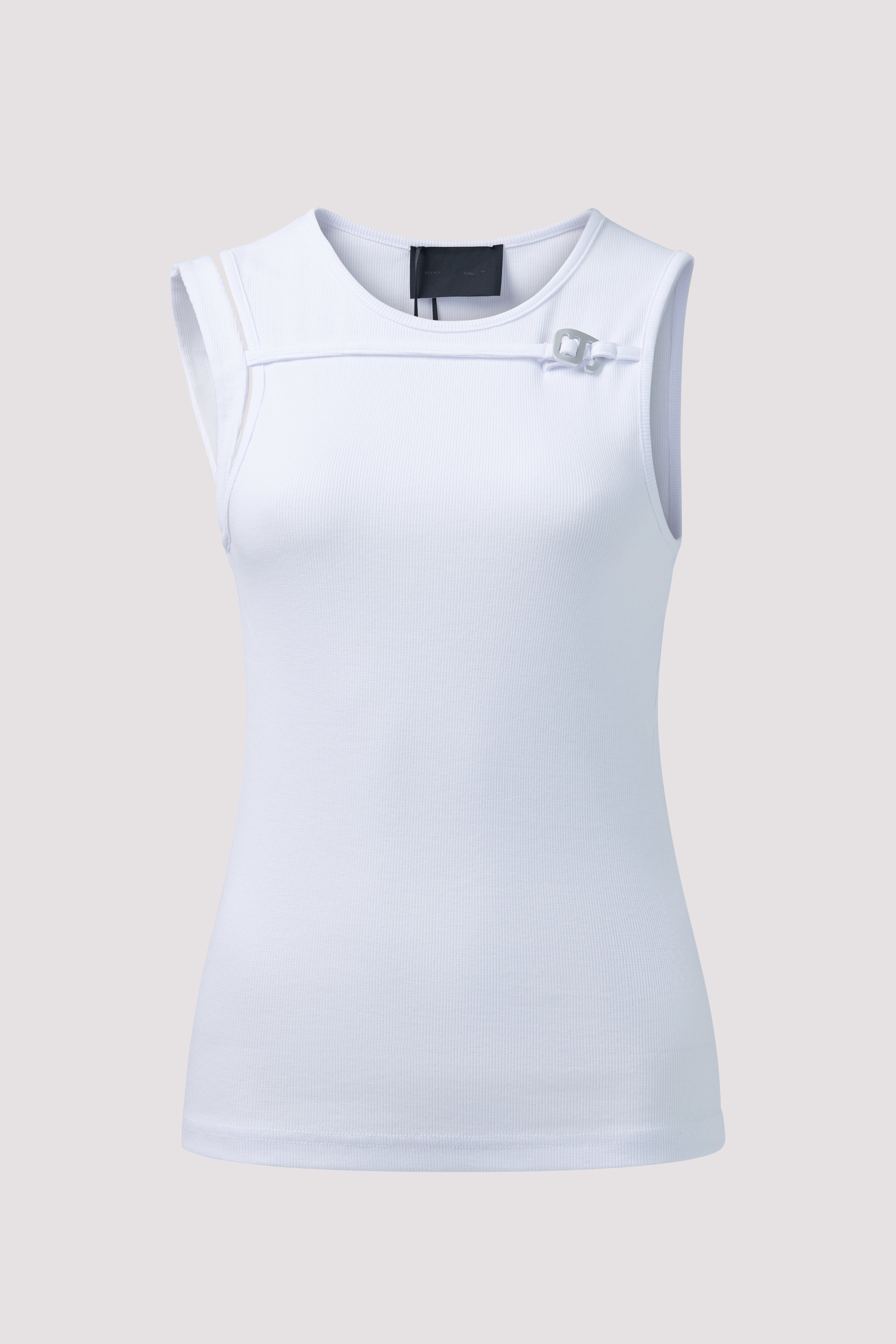 Heliot Emil White Gregaria Slinger Tank Top - Fabric of Society
