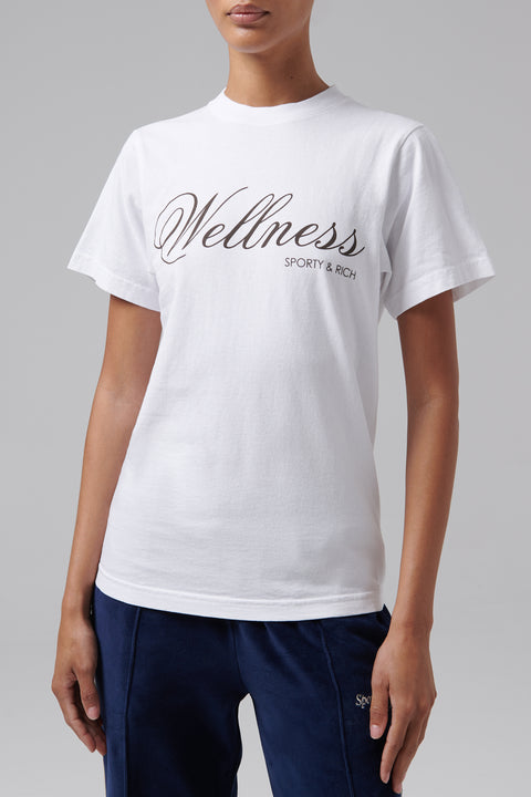 Sporty & Rich White Carlyle T-Shirt