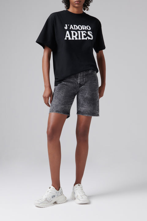 Black J'adoro Aries Logo T-Shirt