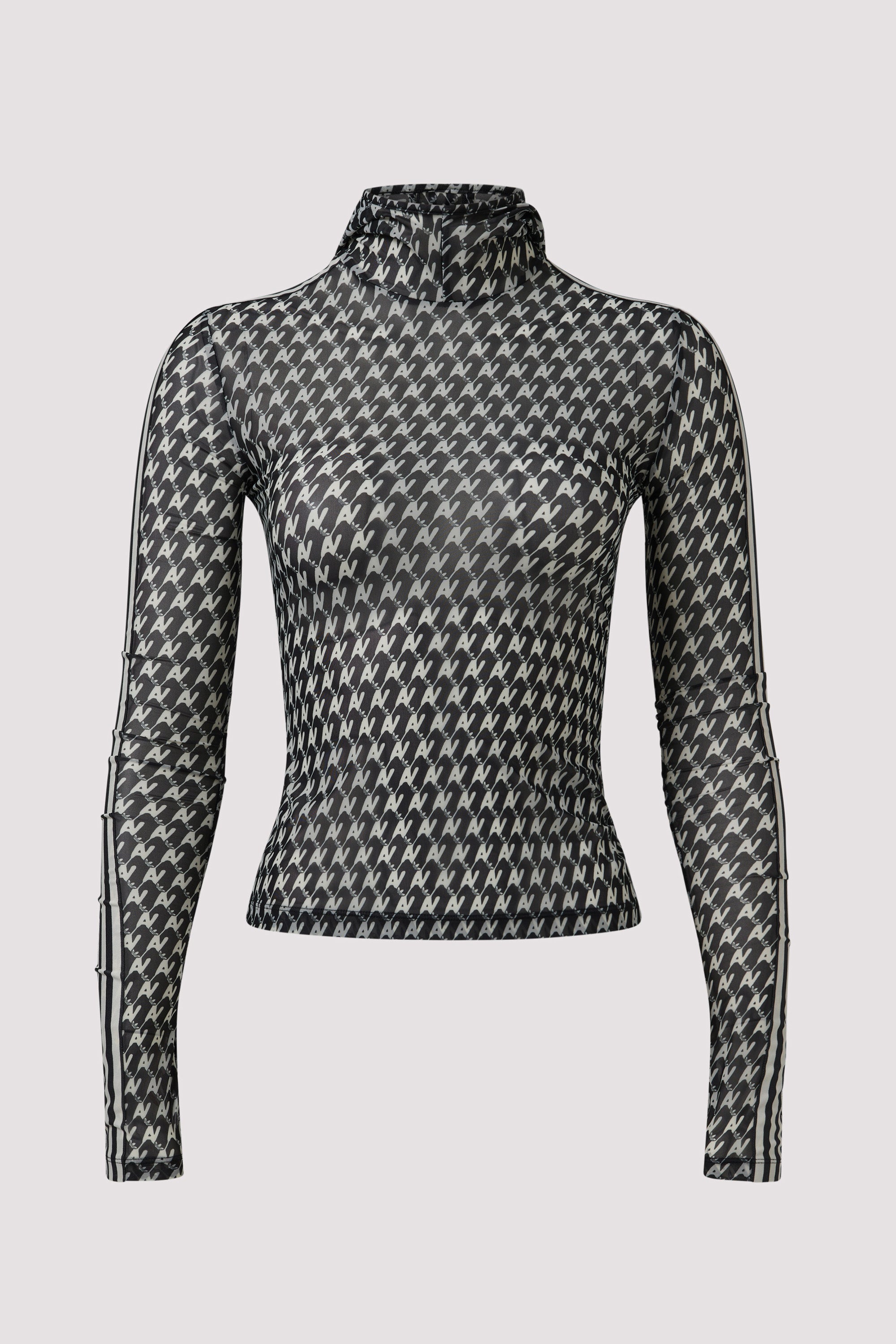 Adidas Black Aop Mesh Hoodie