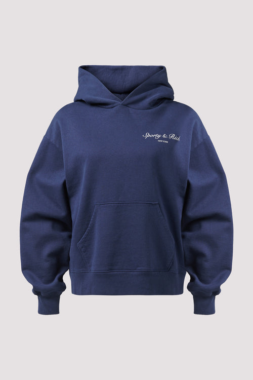 Sporty & Rich Navy Syracuse Hoodie