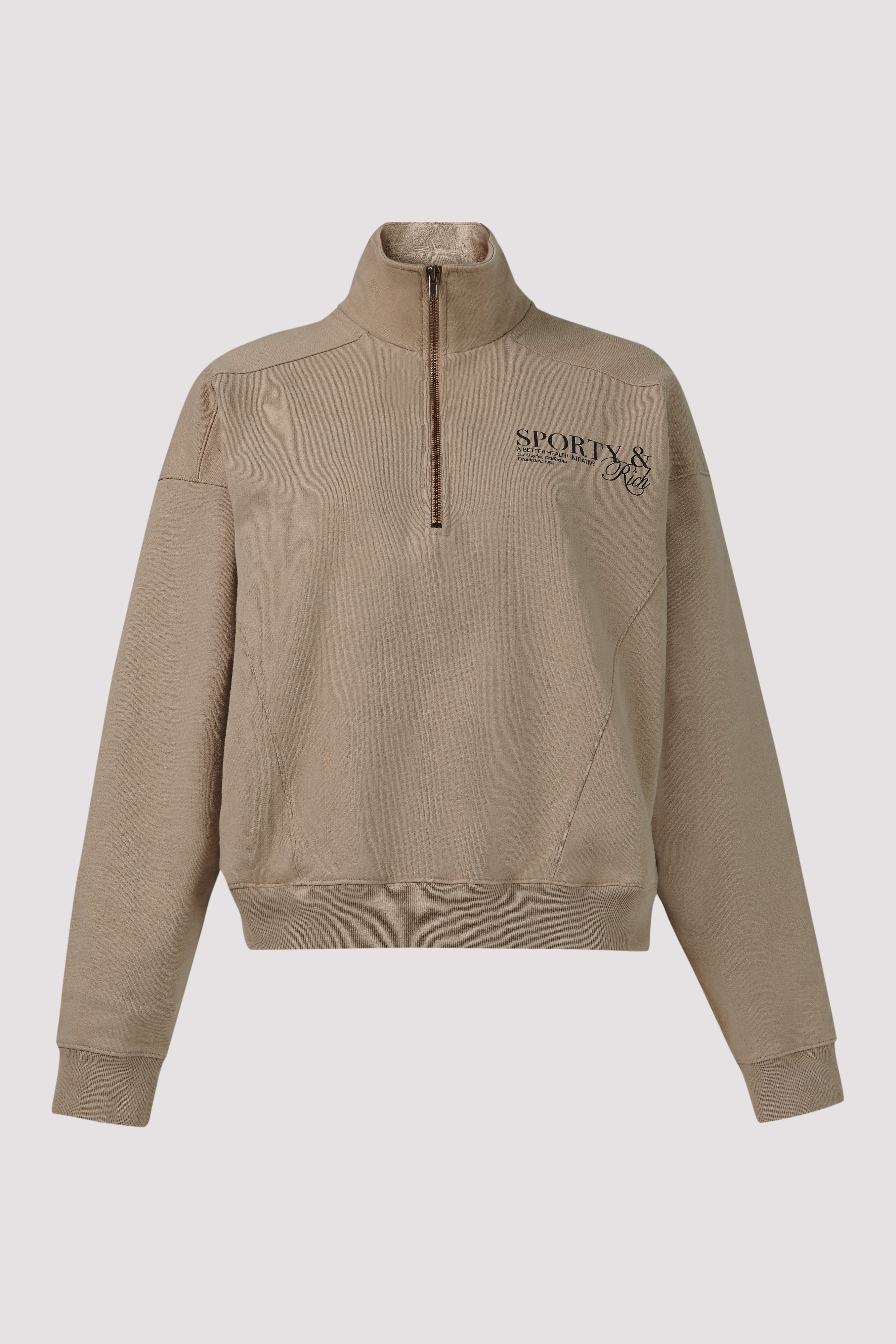 Brown SR Initiative Quarter Zip Jumper