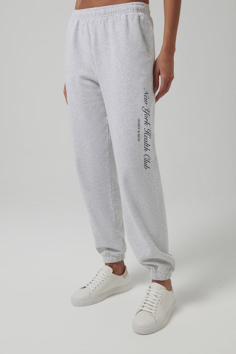 Grey Ny Health Club Sweatpants