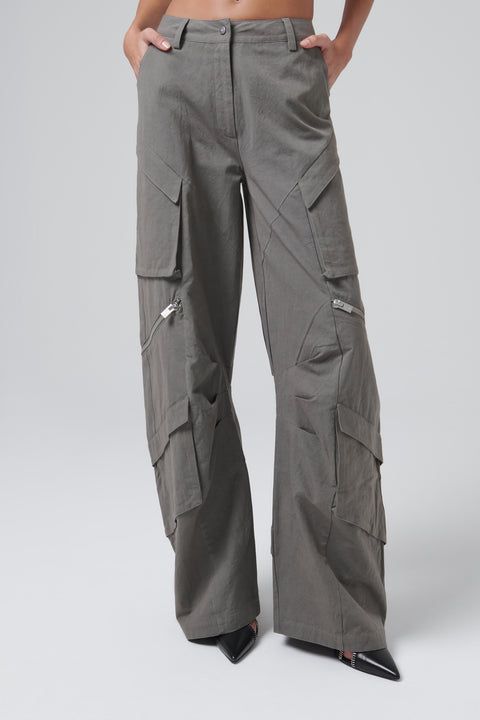 Green Calyx Cargo Pants
