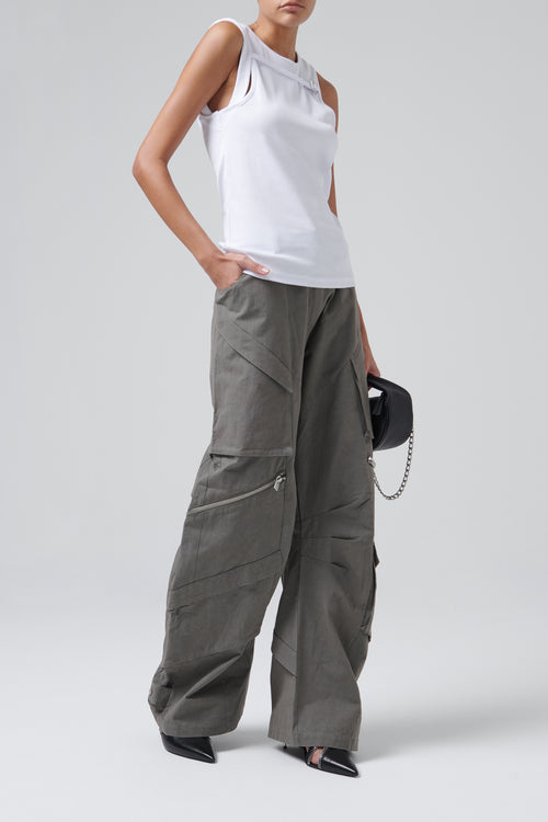 Heliot Emil Green Calyx Cargo Pants