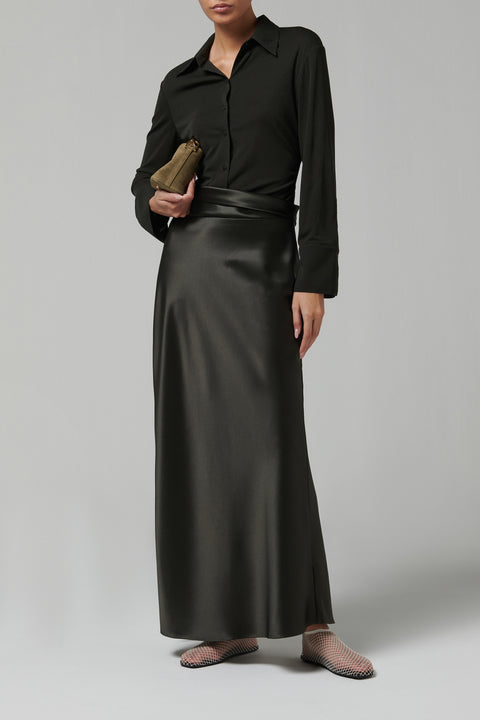 Green Scylla Maxi Dress