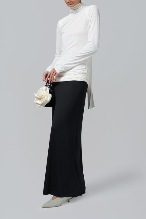 Black and White Mols Cotton Dress
