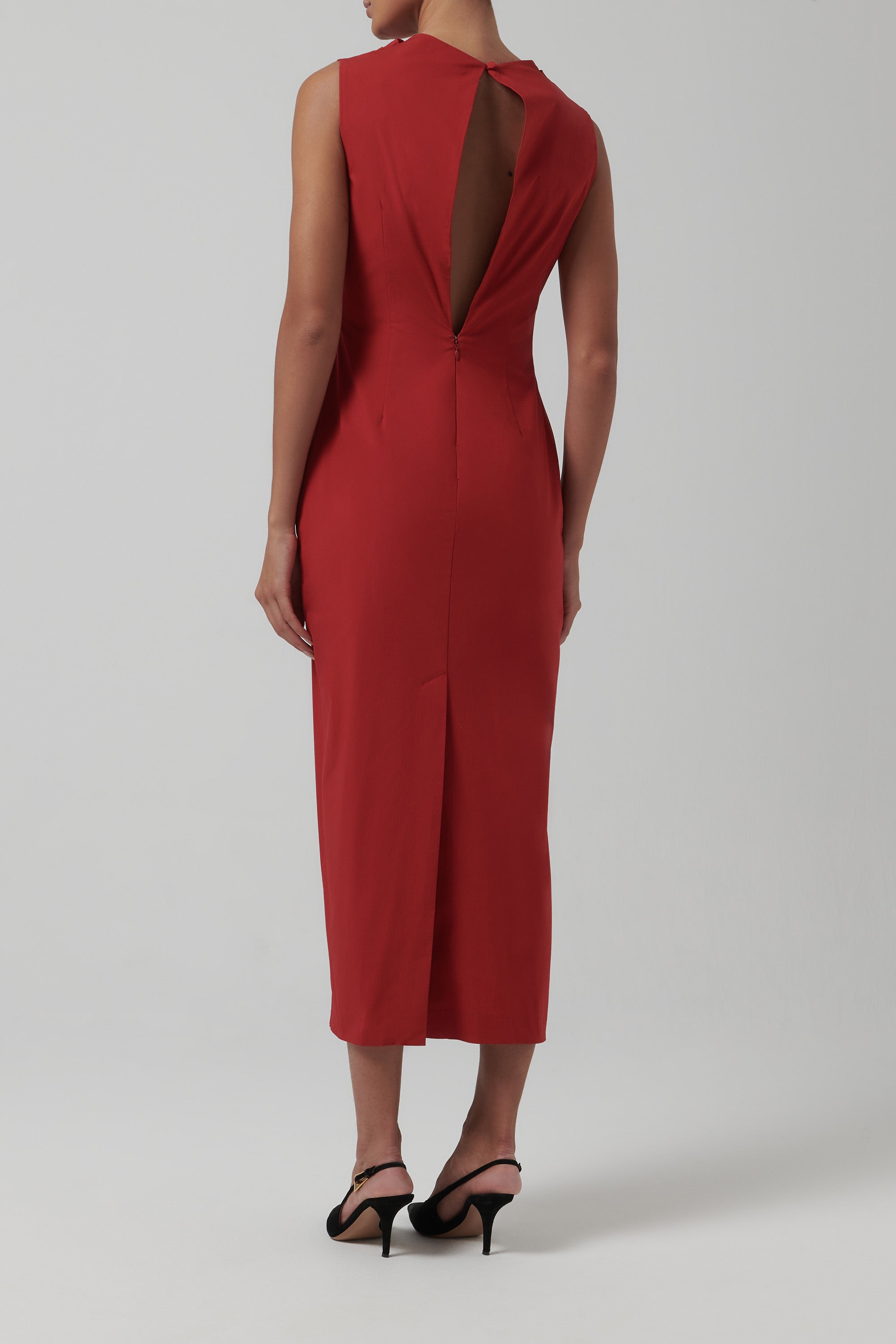St. Agni Women's Soft Sculptural Dress - Red