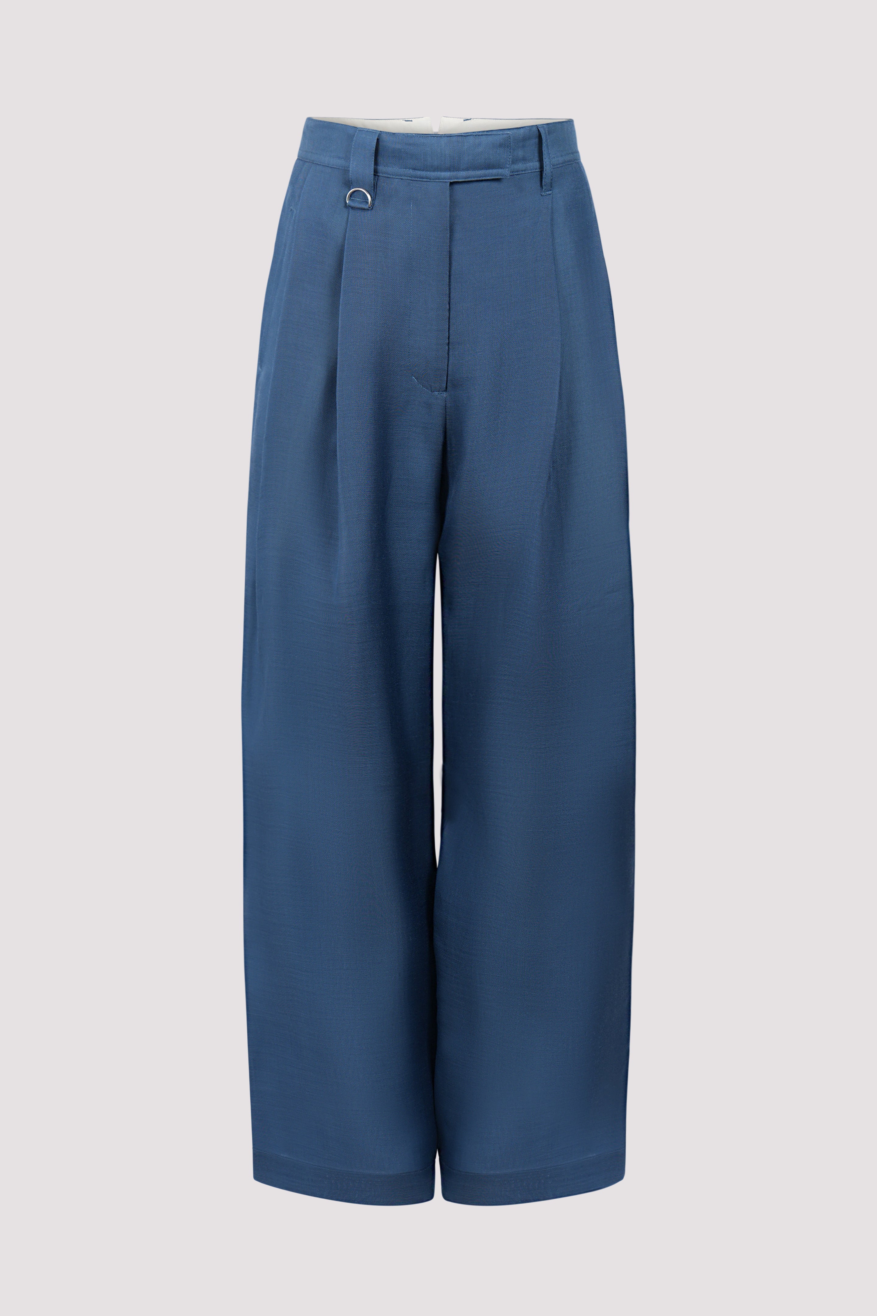 Blue Maud Wide-Leg Pants