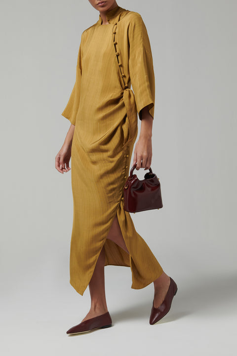 Gold Chang Midi Dress