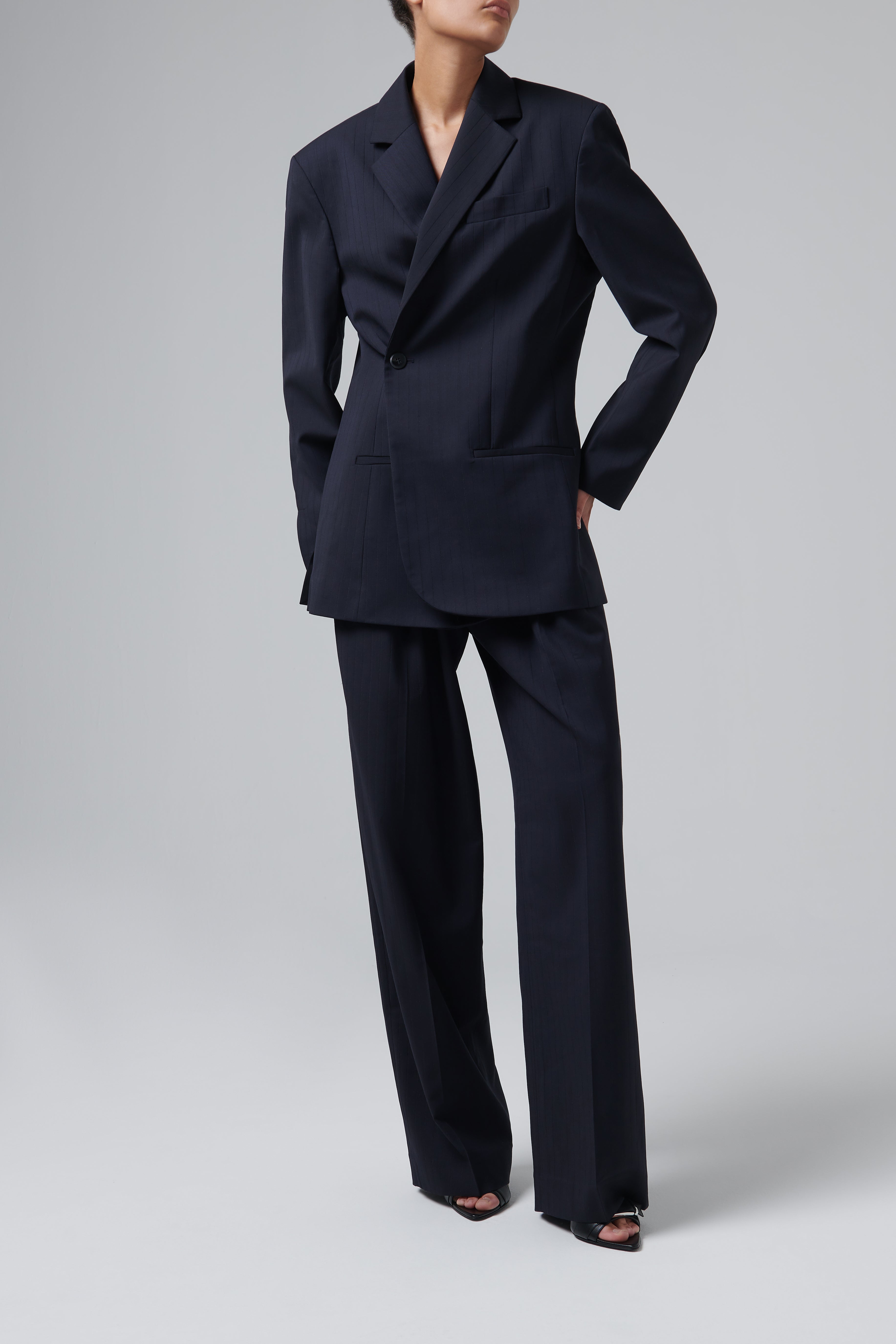 レディース ☆Theory☆ OVERLAP BLAZER（オーバーラップブレザー）