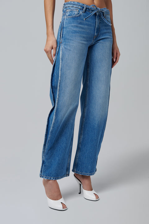 Blue Darcy Barrel Jeans