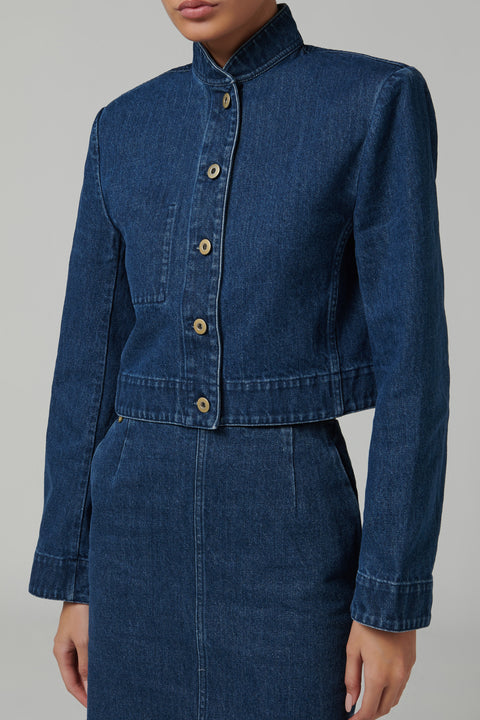 Blue Lia Denim Jacket