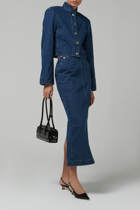 Blue Lia Denim Jacket