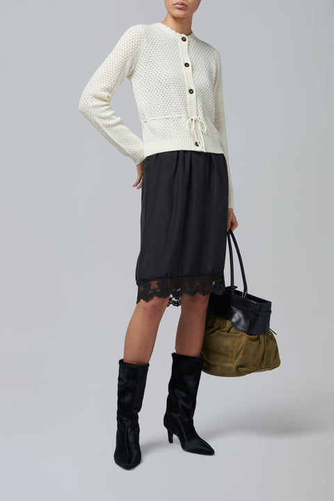 Black Darling Slip Skirt