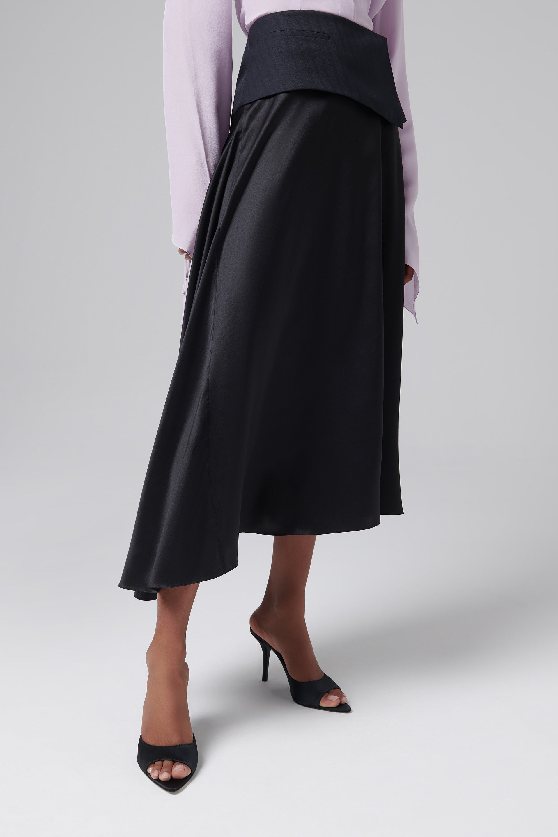 Belt on sale layered skirt