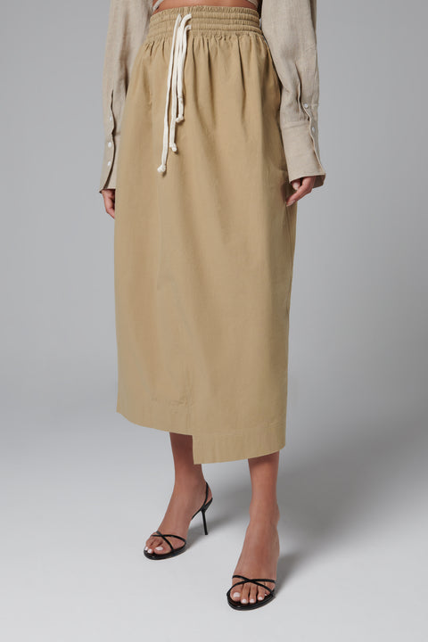 Biege Lounge Maxi Skirt