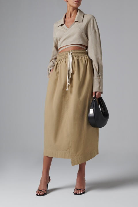 Biege Lounge Maxi Skirt