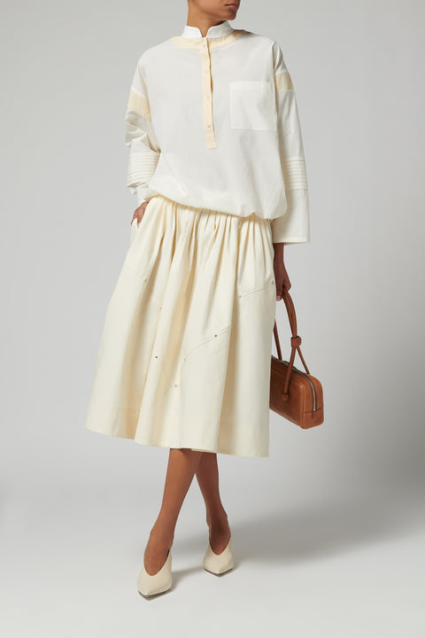 Beige Su Soft Cotton Top