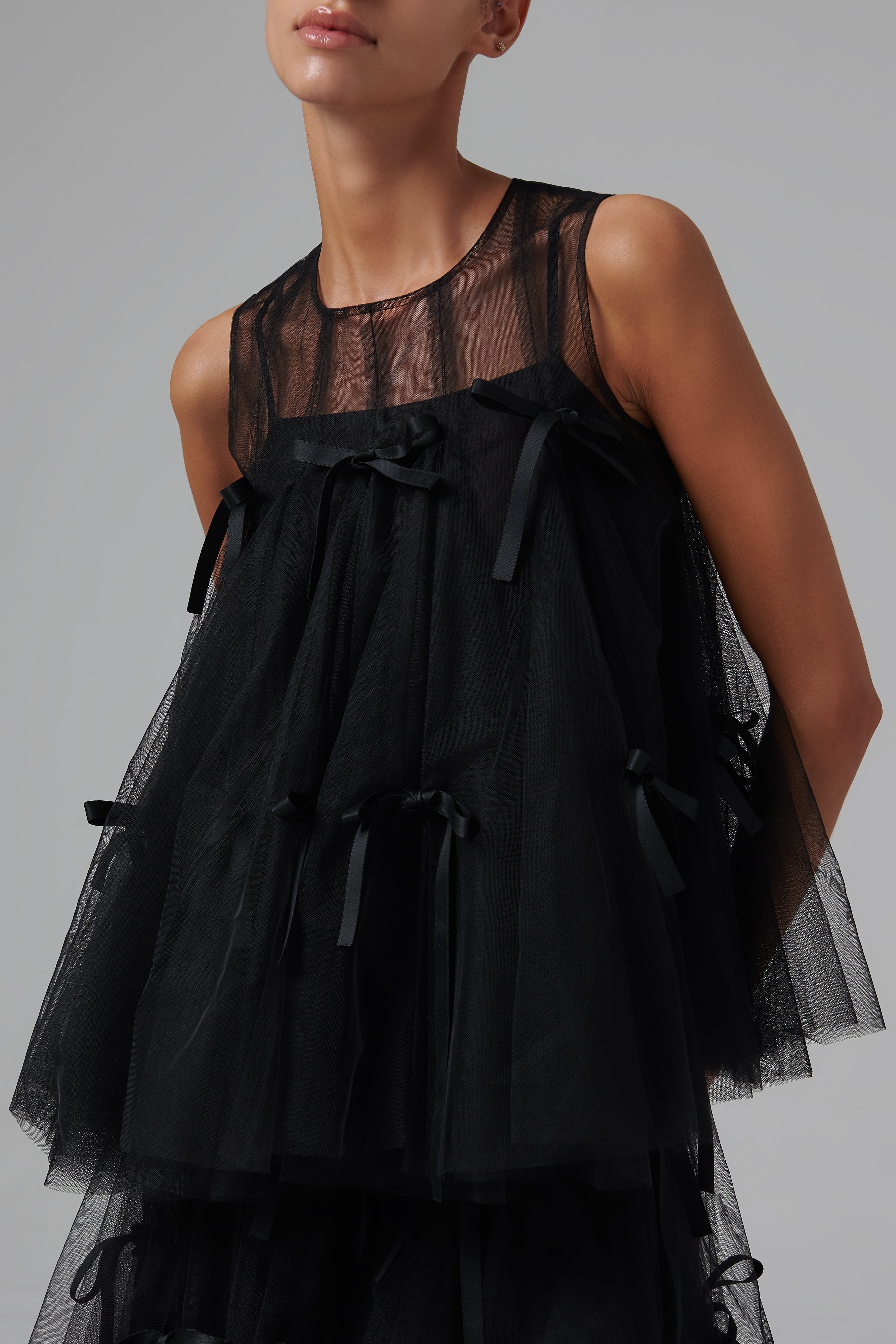 最終下げ ラスト1点 Bibiy FRANCINE TULLE TOP｜Yahoo!フリマ