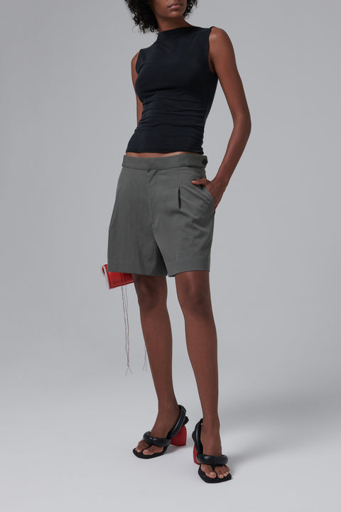 Black Cupro Jersey Tank Top