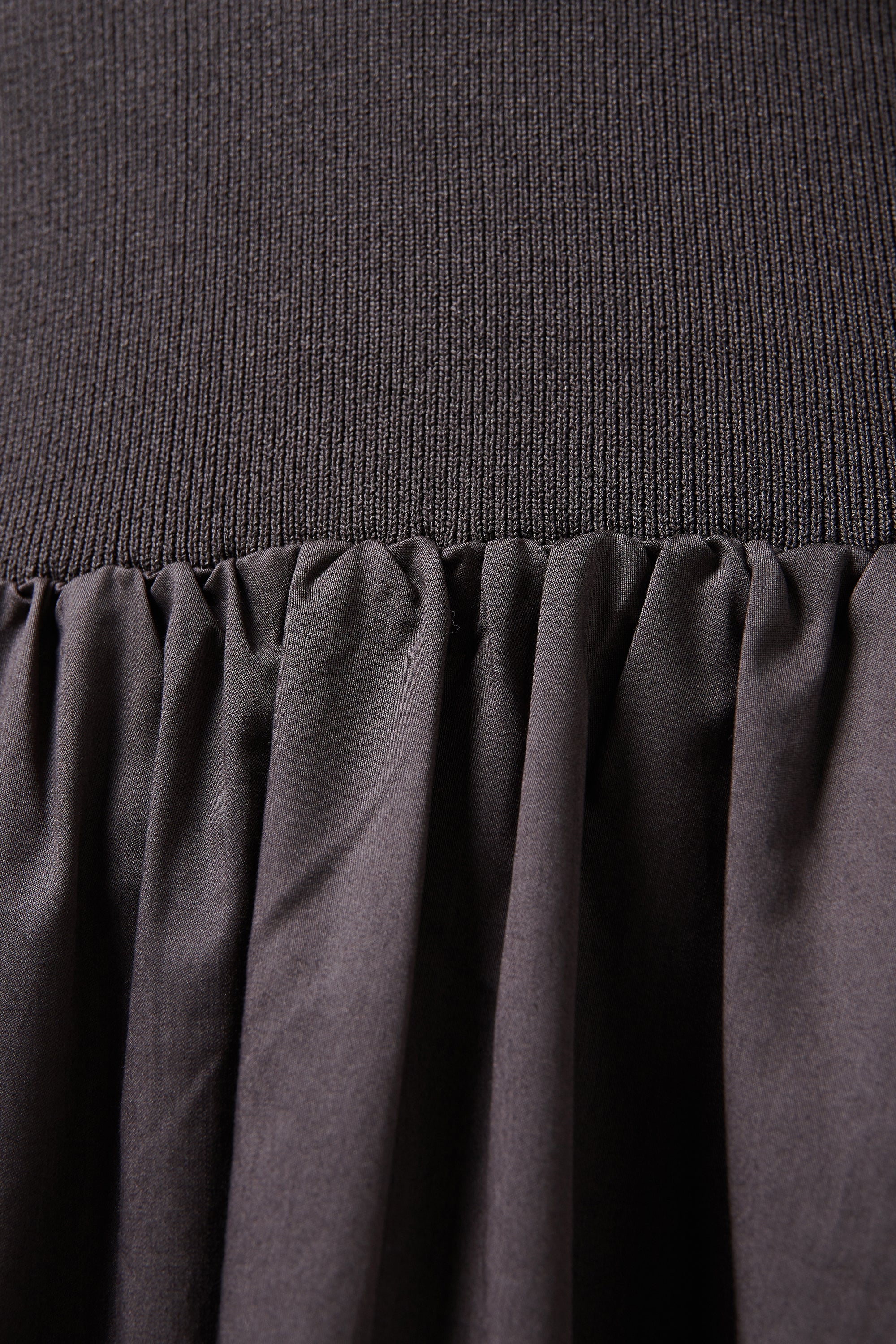 St. Agni Brown Halter Gathered Dress