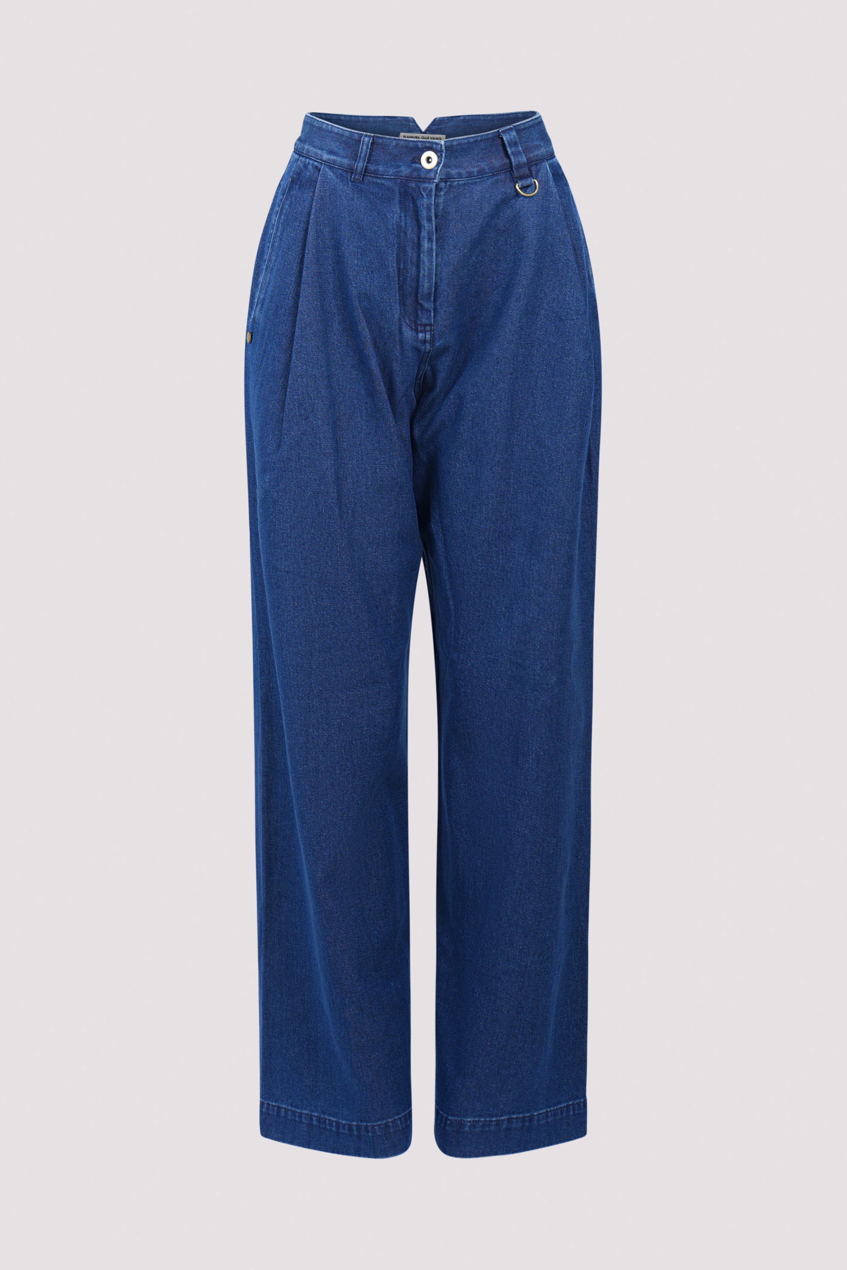 Blue Maud Wide-Leg Jeans