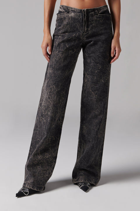 Black Inverted Tuxedo Pants