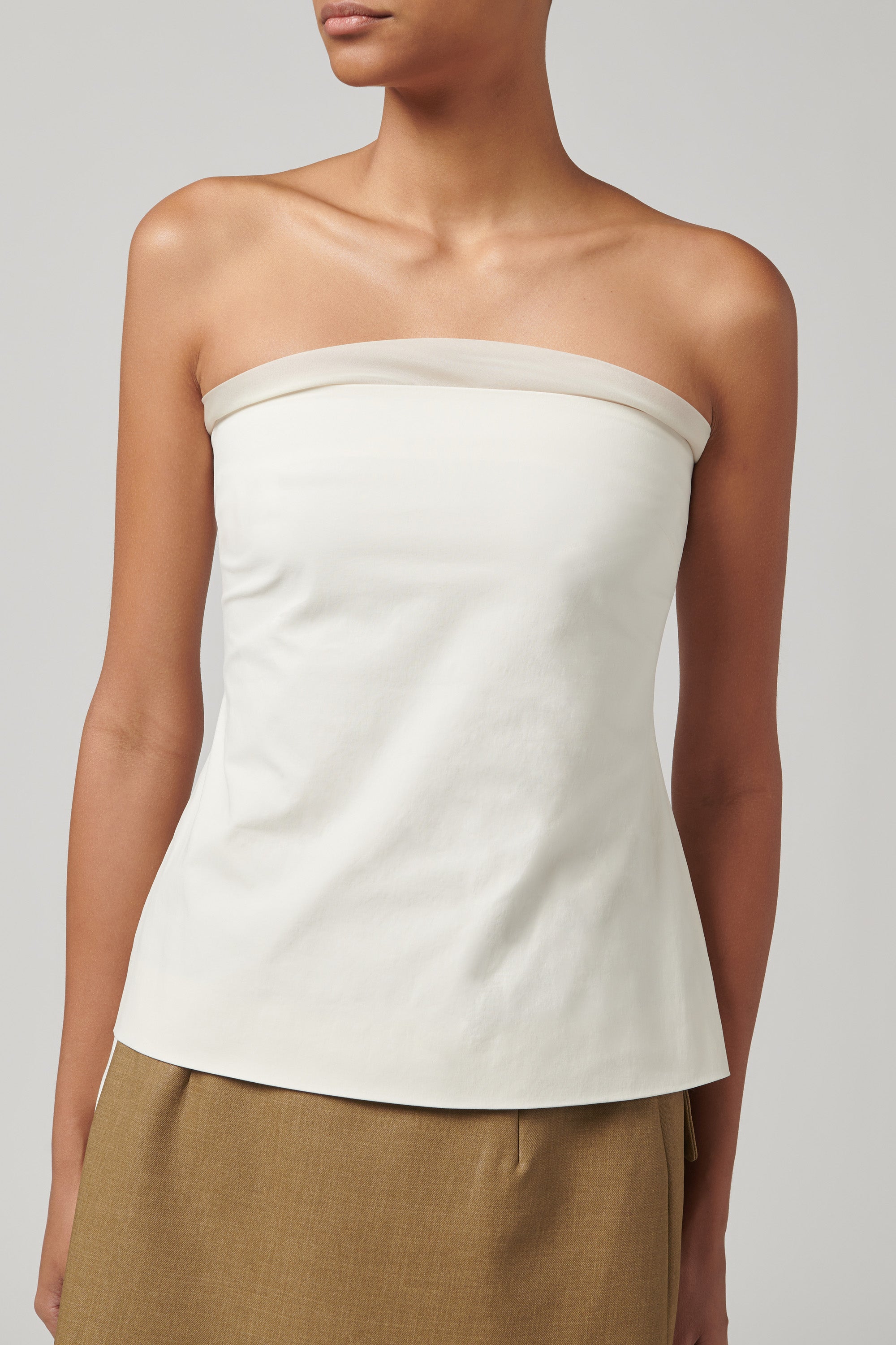 Voranida White Tyla Tube Top