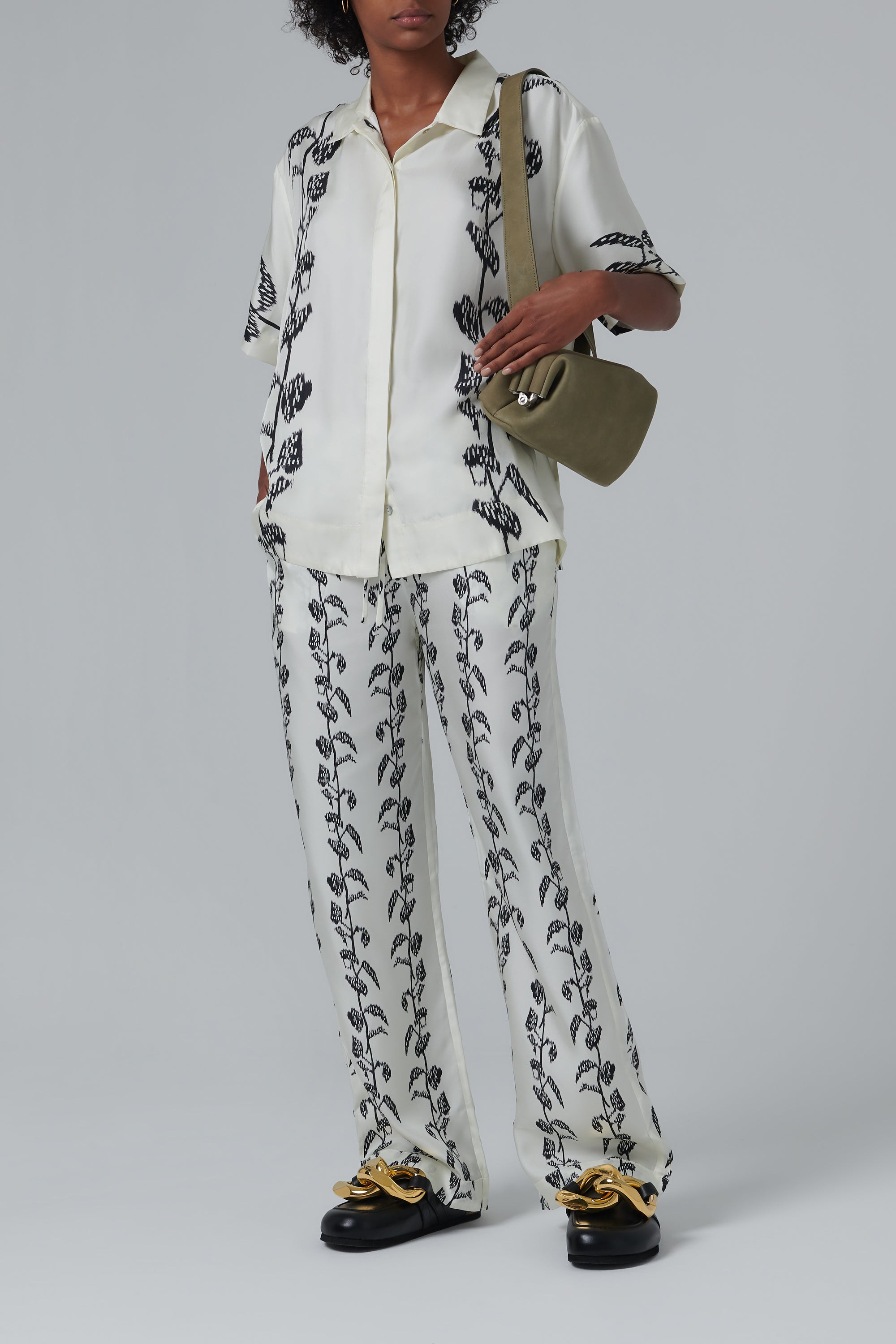 Asceno White Montauk Silk Shirt