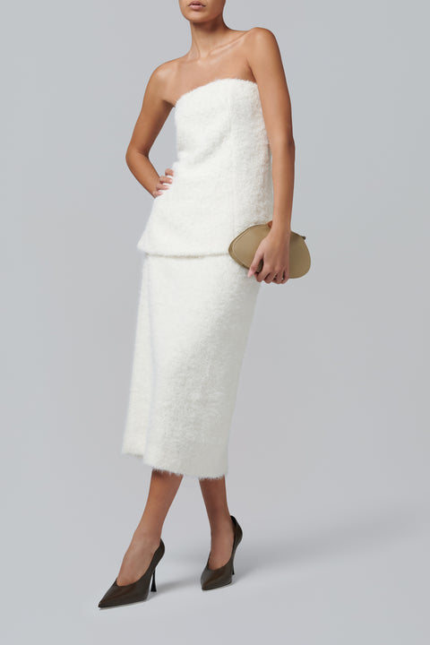 White Aurelian Tube Top