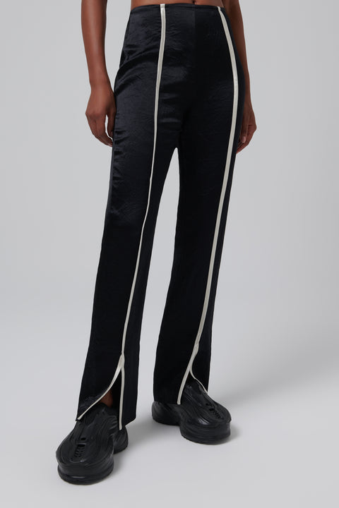 Black Ratana Contrast Binding Pants