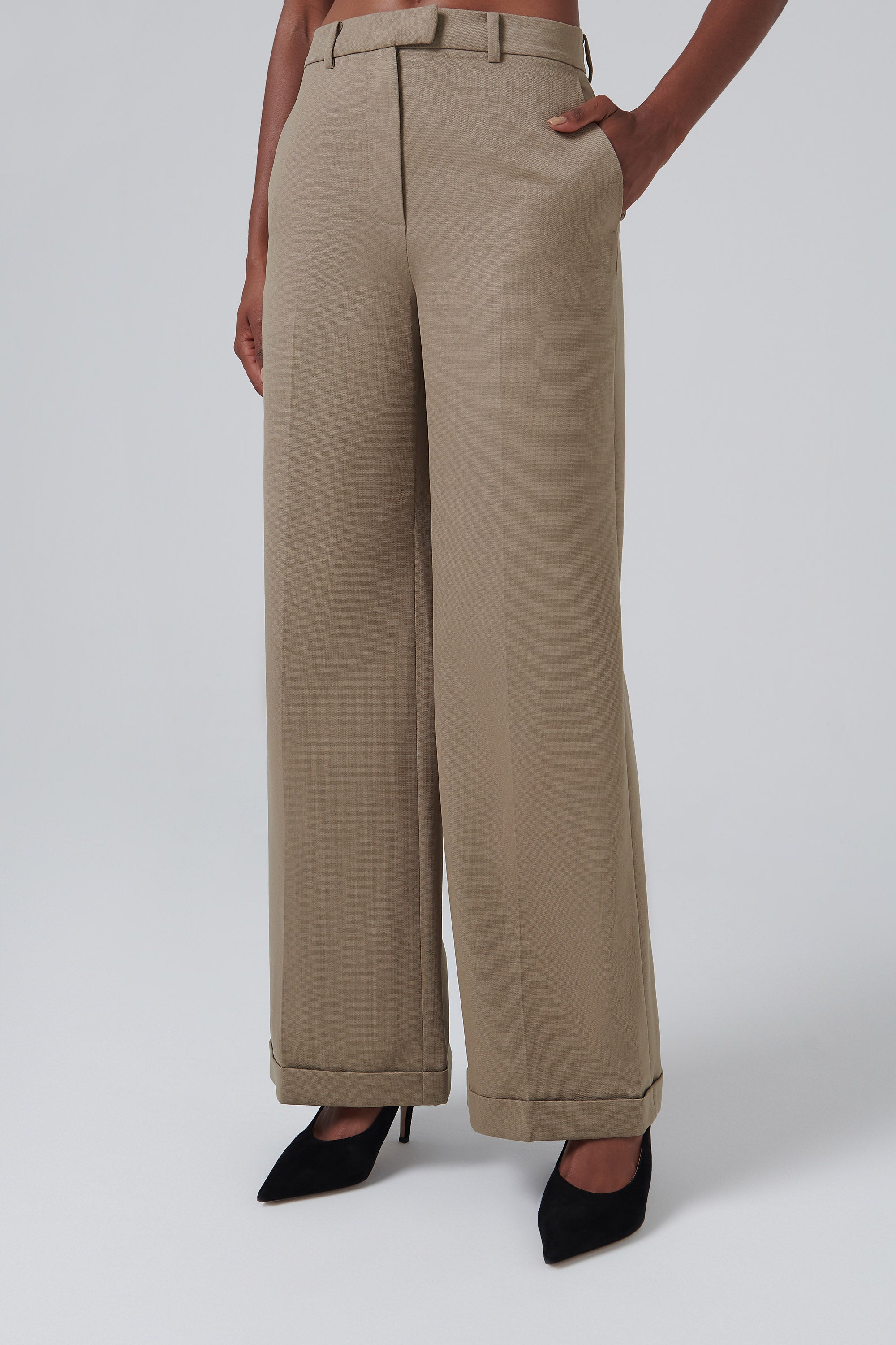LVIR Brown Wide Leg Pants LVIR Brown Wide Leg Pants
