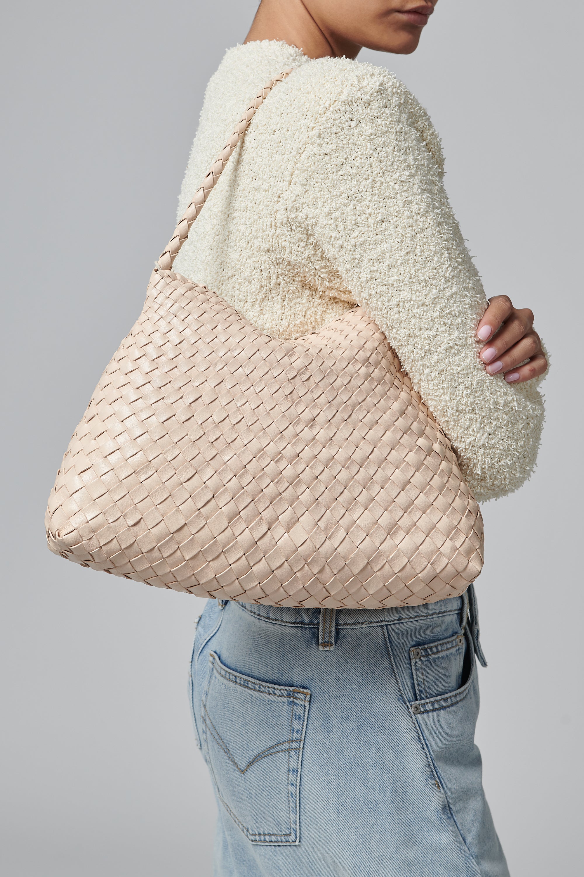 Dragon Diffusion Beige Santa Maria Small Shoulder Bag