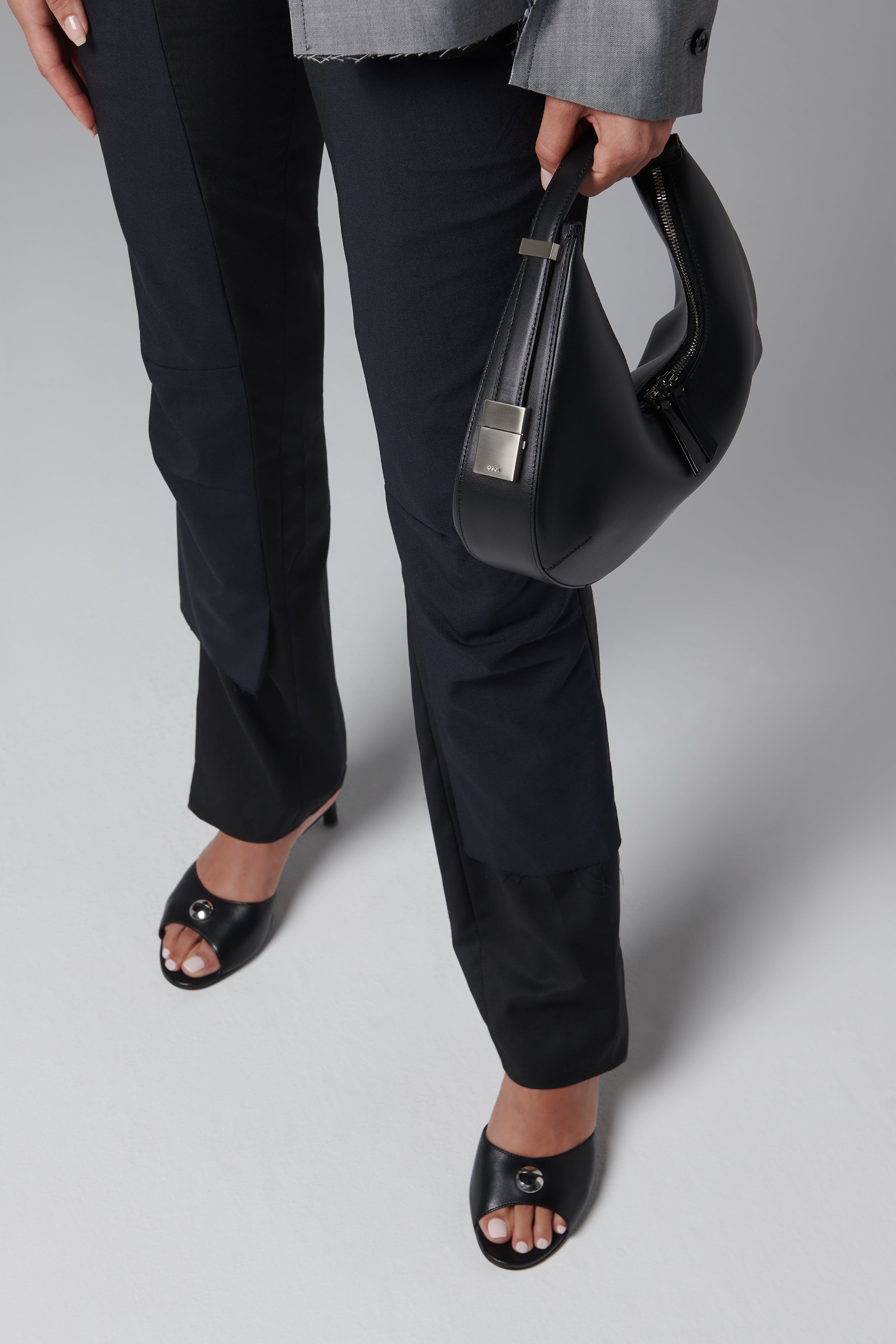 Osoi Black Toni Hobo Leather Mini Bag - Fabric of Society