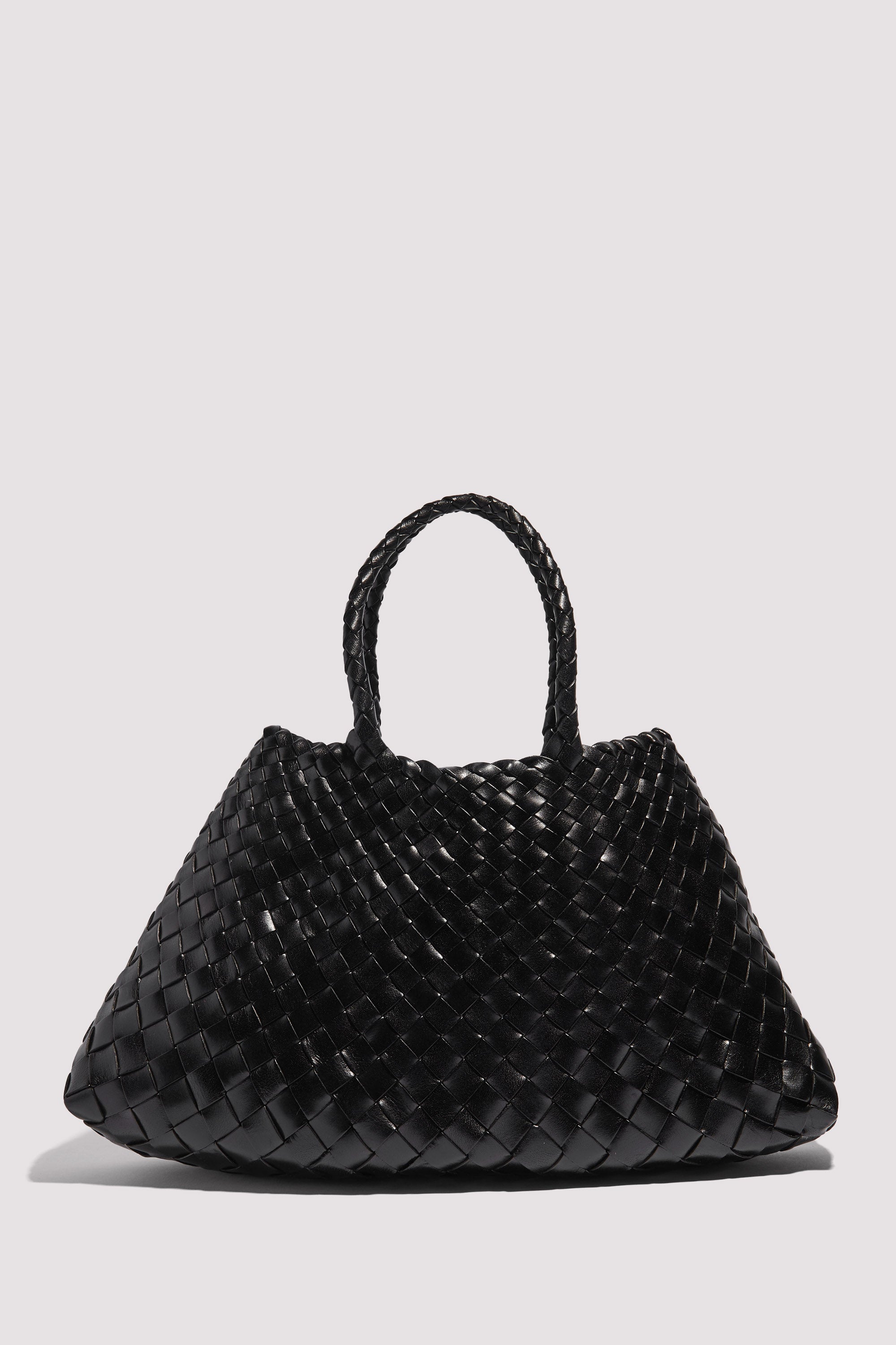 Dragon Diffusion Black Santa Croce Small Leather Tote