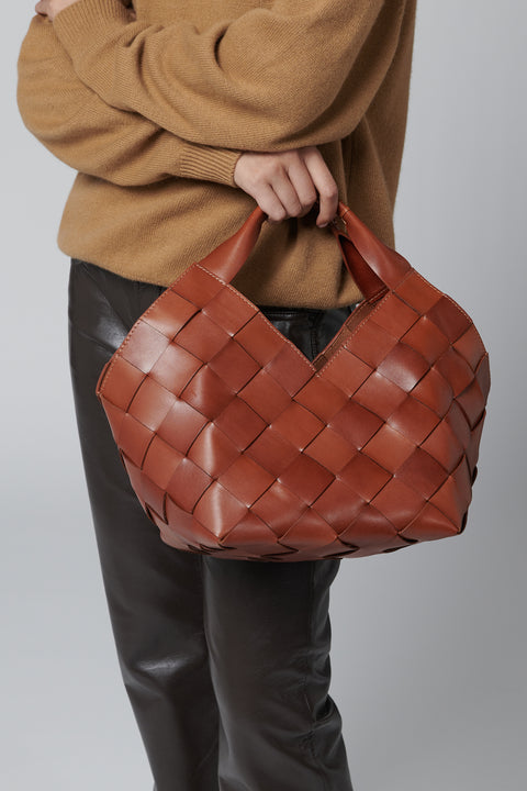 Brown Botteghe Leather Tote