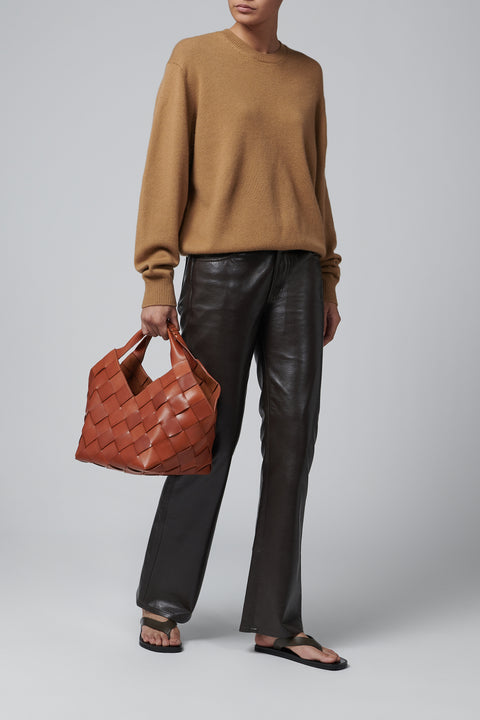Brown Botteghe Leather Tote