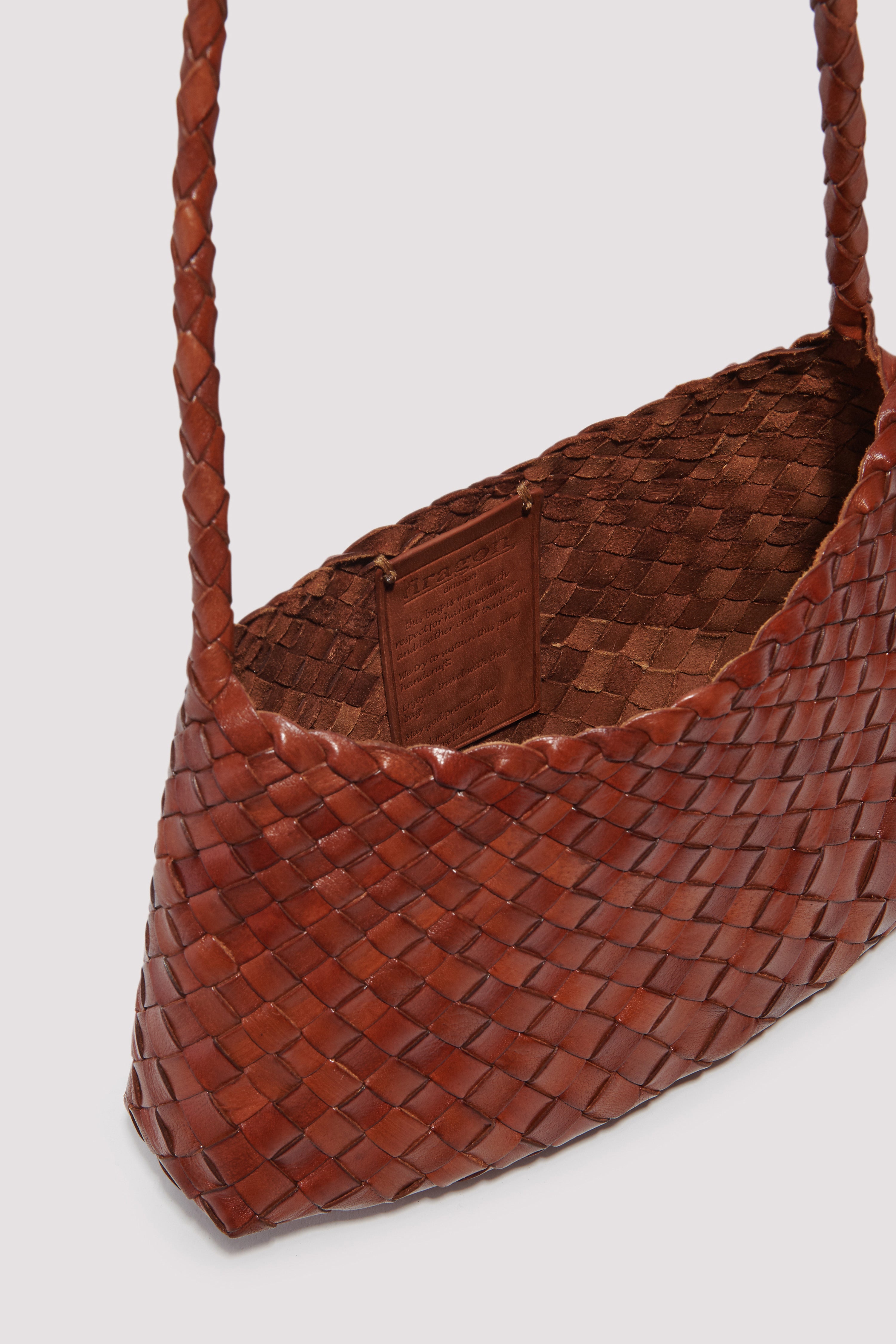 Dragon Diffusion Brown Rosanna Leather Shoulder Bag