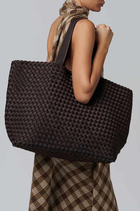 Dark Brown Como Large Tote