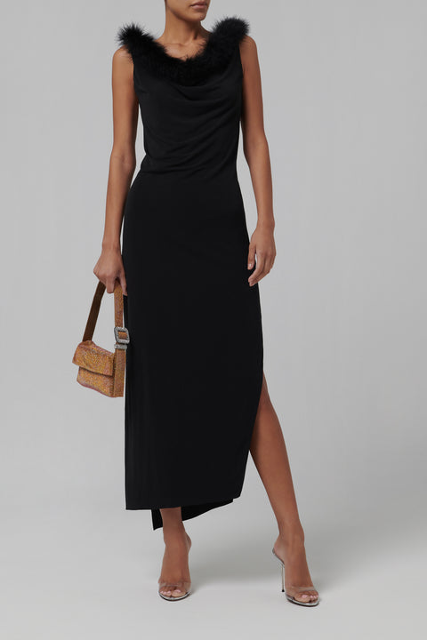 Gold Vitty Crystal Embellished Bag