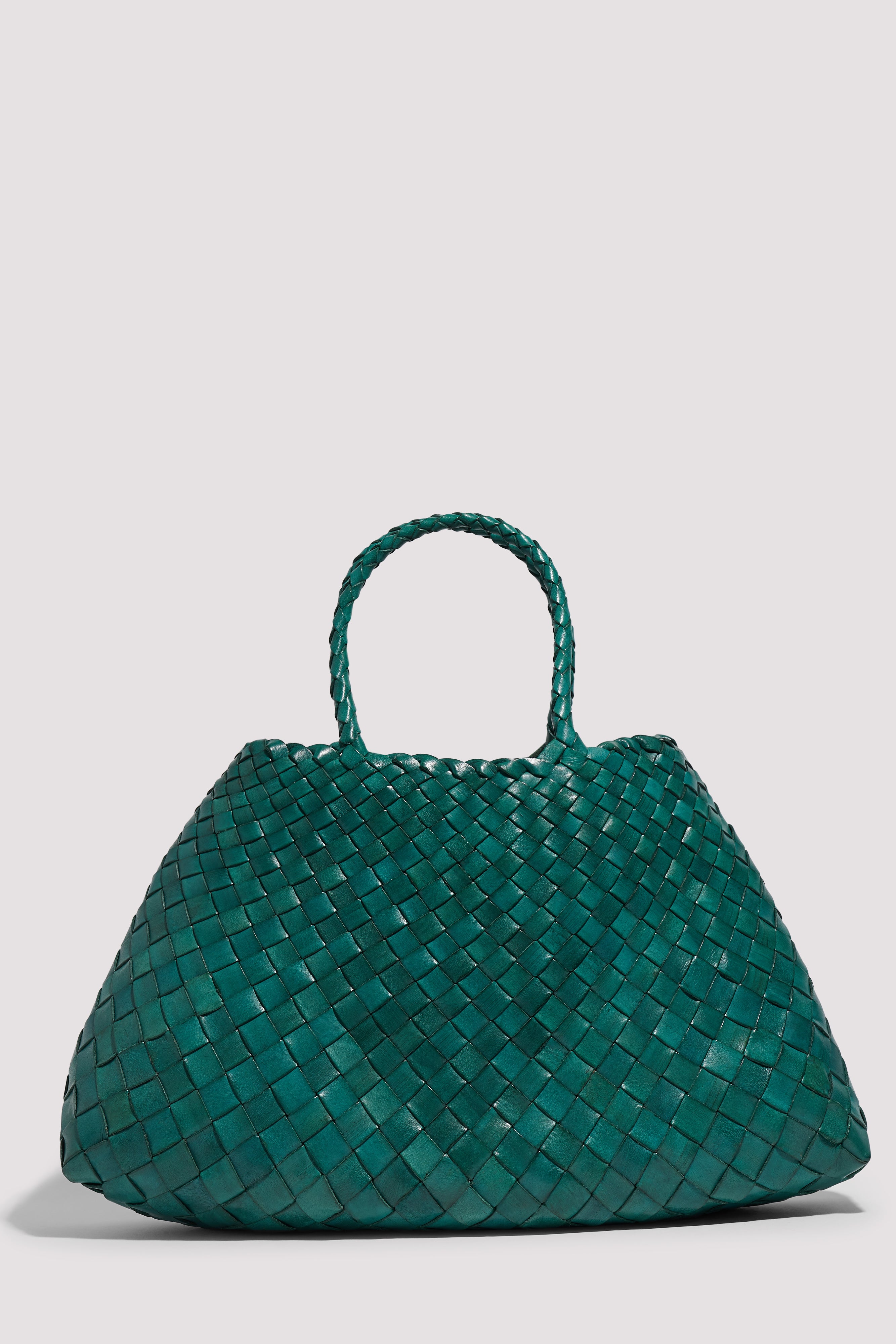 Dragon Diffusion Green Santa Croce Leather Tote