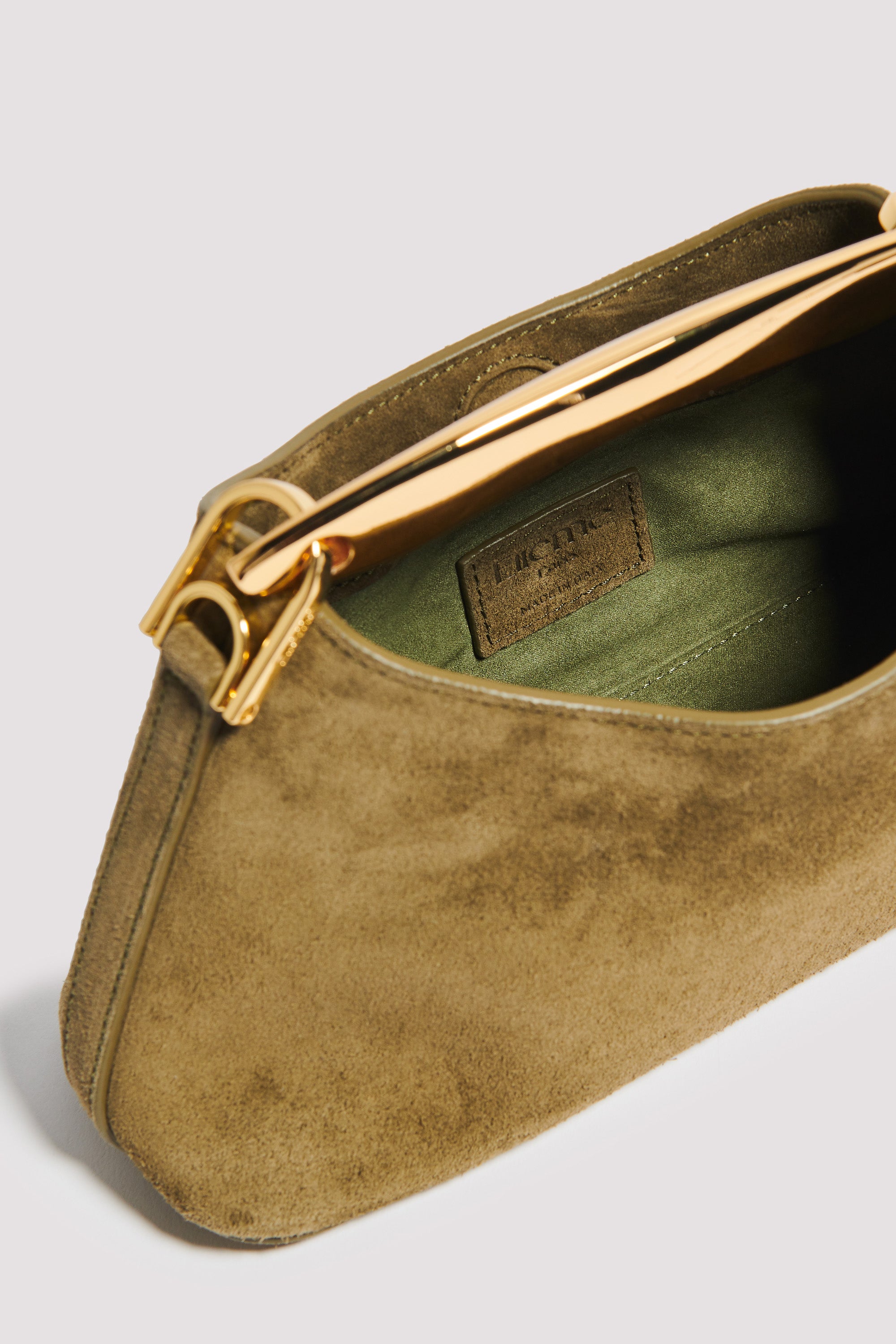 Elleme Green Mini Boomerang Bag