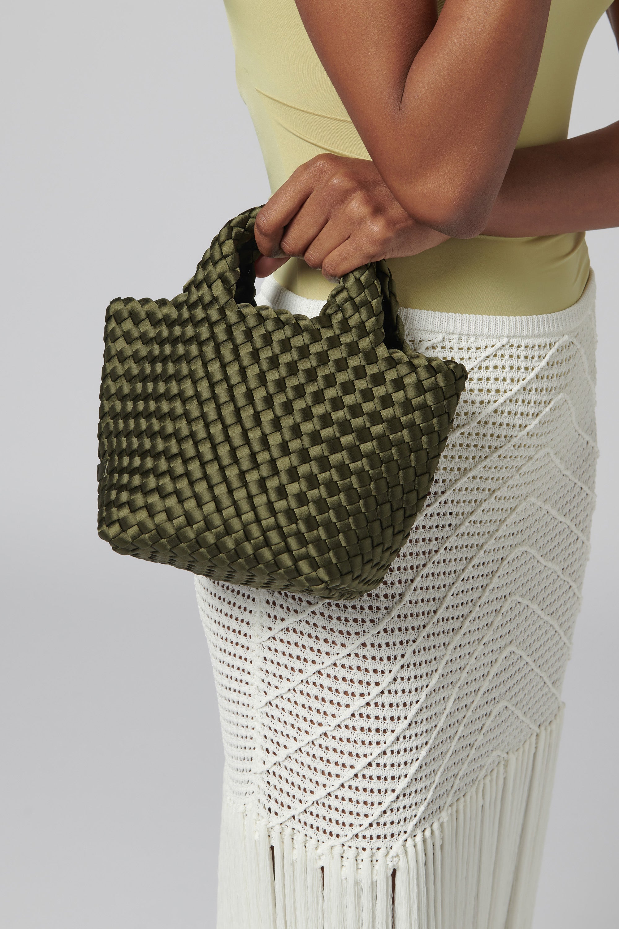 Naghedi Khaki Barths Petit Tote
