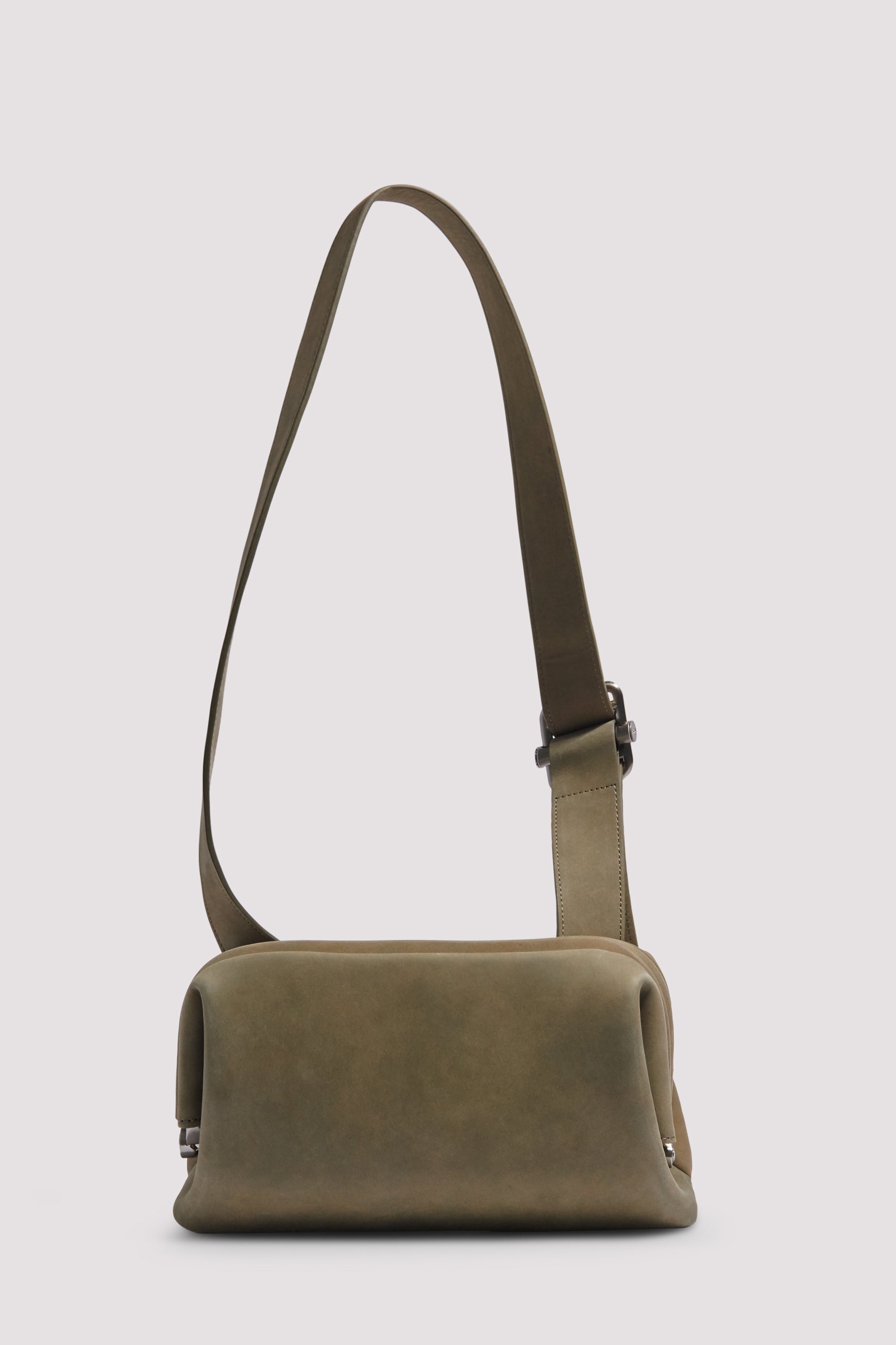 Osoi Black Slide Leather Shoulder Bag