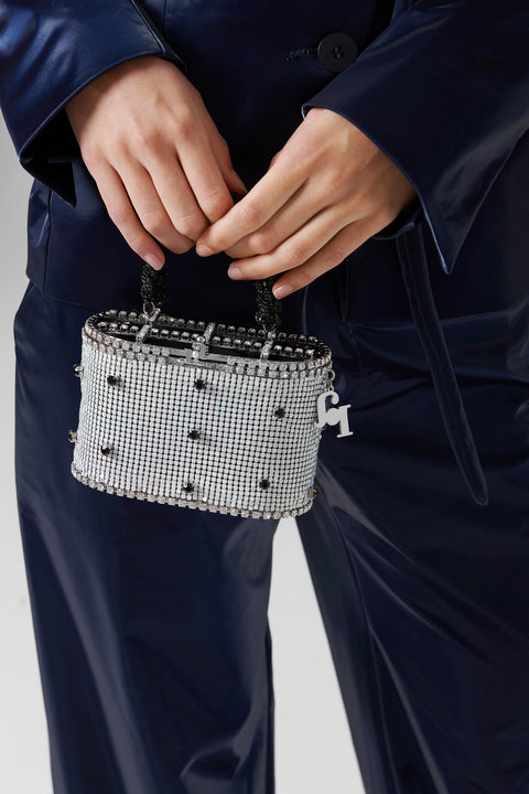 Crystal Holli Metal Mini Bag